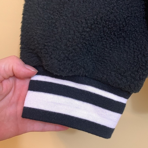 BP. | High Pile Fleece Unisex Varsity Casual Bomber Baseball Letterman Jacket M - Picture 10 of 17